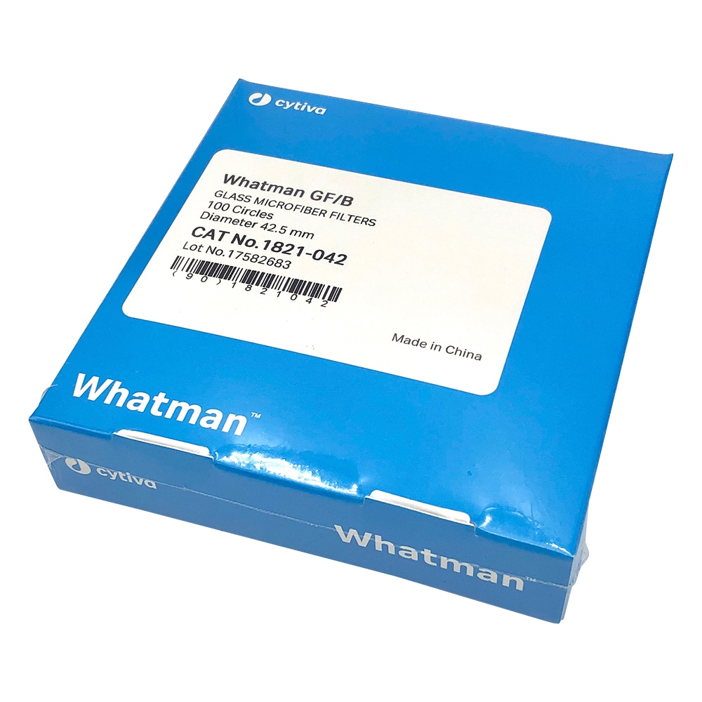 Cytiva (ワットマン） ガラス繊維円形濾紙GF／B　4.25cm　100枚入　1821-042 1箱（ご注文単位1箱）【直送品】