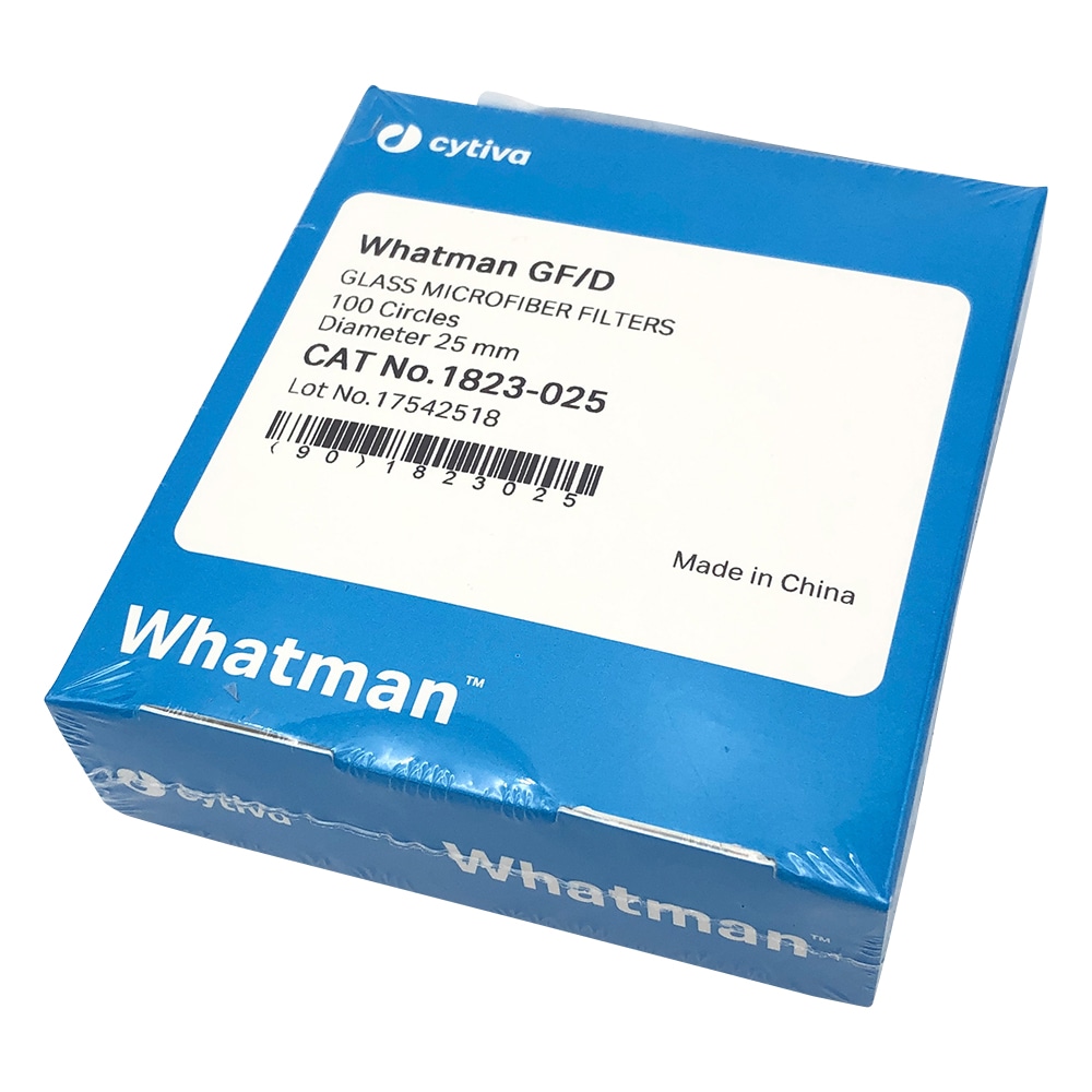 Cytiva (ワットマン） ガラス繊維円形濾紙GF／D　2.5cm　100枚入　1823-025 1箱（ご注文単位1箱）【直送品】