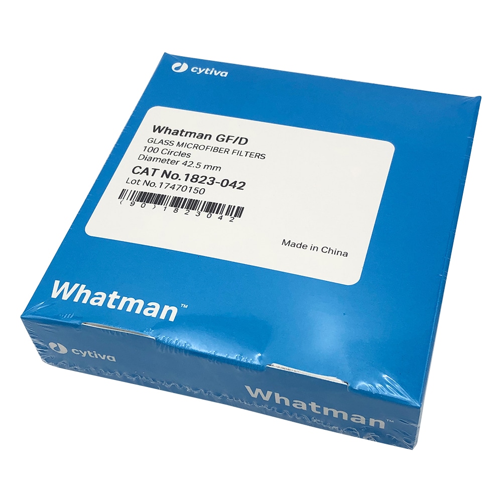 Cytiva (ワットマン） ガラス繊維円形濾紙GF／D　4.25cm　100枚入　1823-042 1箱（ご注文単位1箱）【直送品】