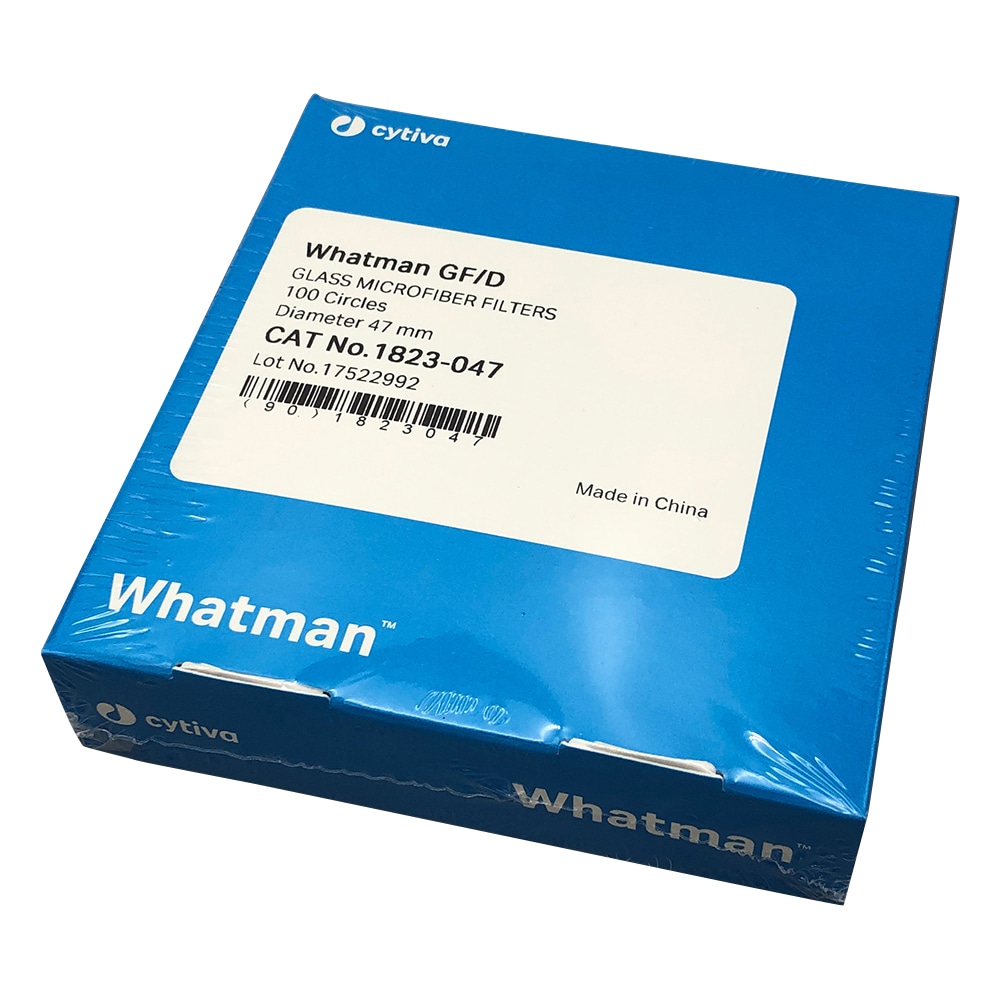 Cytiva (ワットマン） ガラス繊維円形濾紙GF／D　4.7cm　100枚入　1823-047 1箱（ご注文単位1箱）【直送品】