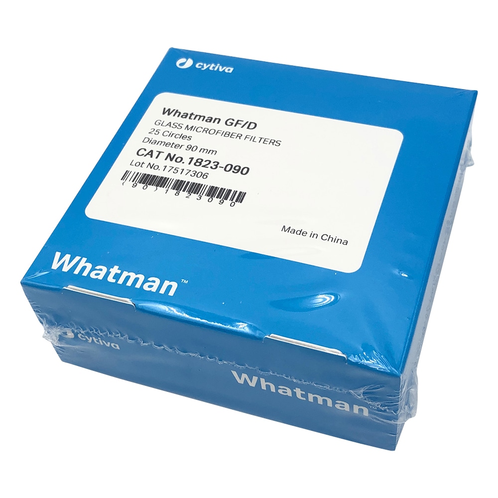 Cytiva (ワットマン） ガラス繊維円形濾紙GF／D　9.0cm　25枚入　1823-090 1箱（ご注文単位1箱）【直送品】