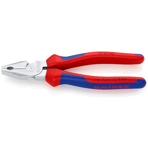 トラスコ中山 KNIPEX 強力型ペンチ 180mm　497-2384（ご注文単位1個）【直送品】