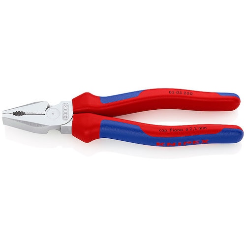 トラスコ中山 KNIPEX 強力型ペンチ 200mm　497-2392（ご注文単位1個）【直送品】