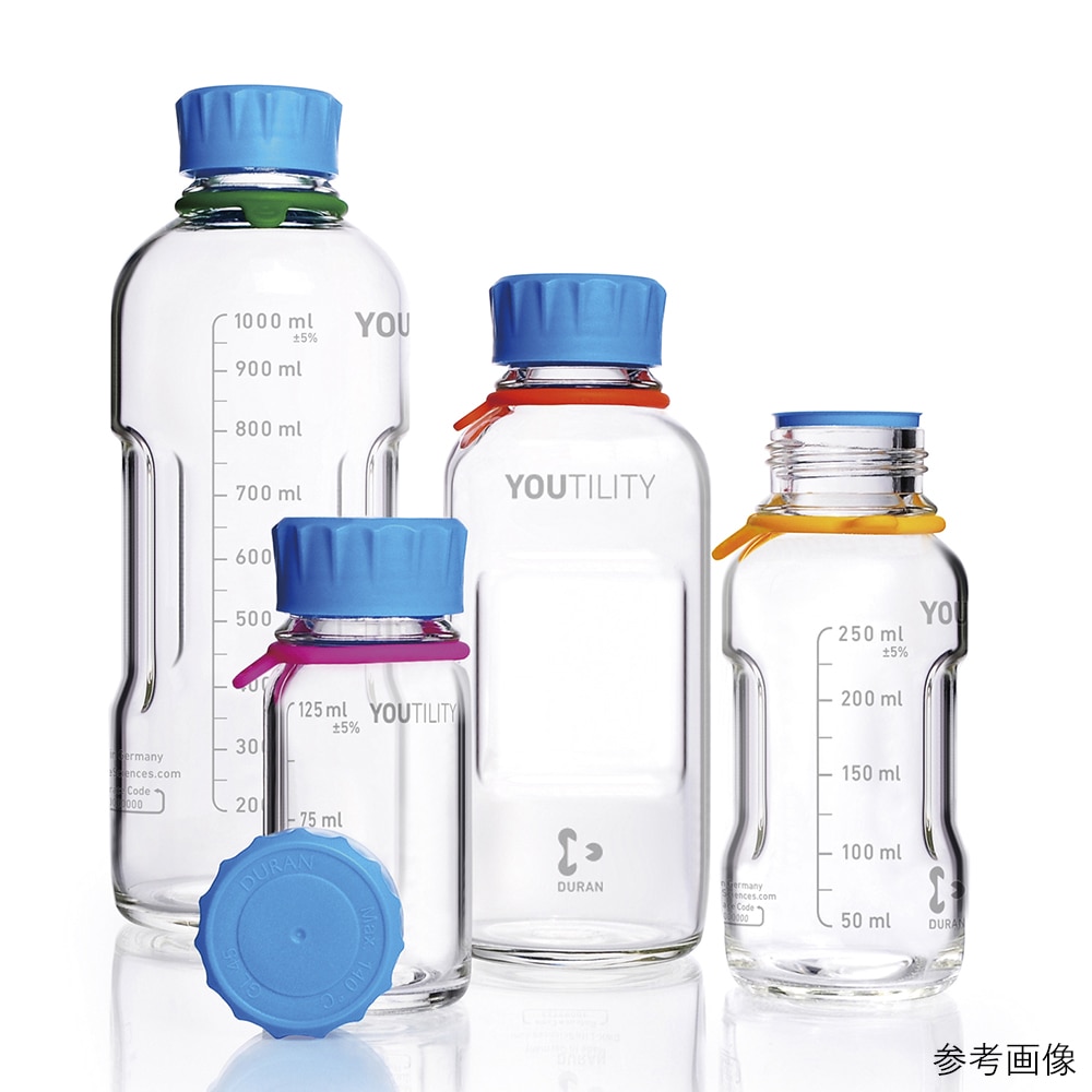 DWK Life Sciences ねじ口びん（デュランR）　125mL　017310-125A 1本（ご注文単位1本）【直送品】