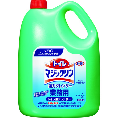 トラスコ中山 Kao 業務用トイレマジックリン 強力クレンザー  4.5kg（ご注文単位1個）【直送品】