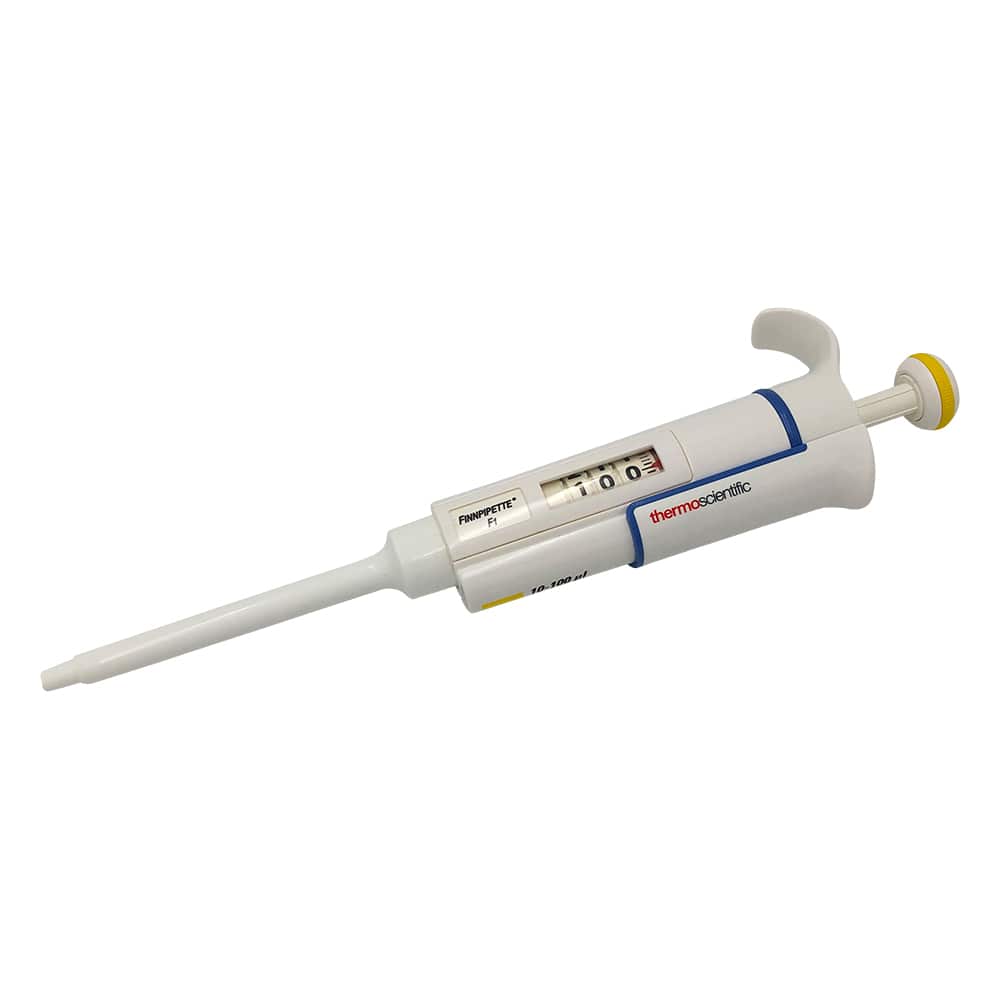 Thermo　Scientific　Finnpipette フィンピペットF1(シングルチャンネル)　10～100μL　cv1.00％　4641070N 1本（ご注文単位1本）【直送品】