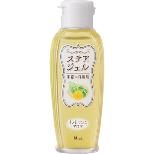 トラスコ中山 カワモト ステアジェルa リフレッシュアロマ 60ml（ご注文単位1本）【直送品】