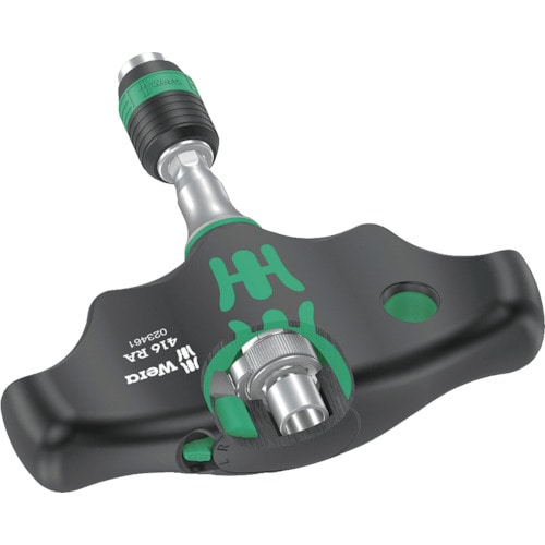 トラスコ中山 Wera 416RA T型差替式ラチェットドライバー（ご注文単位1本）【直送品】