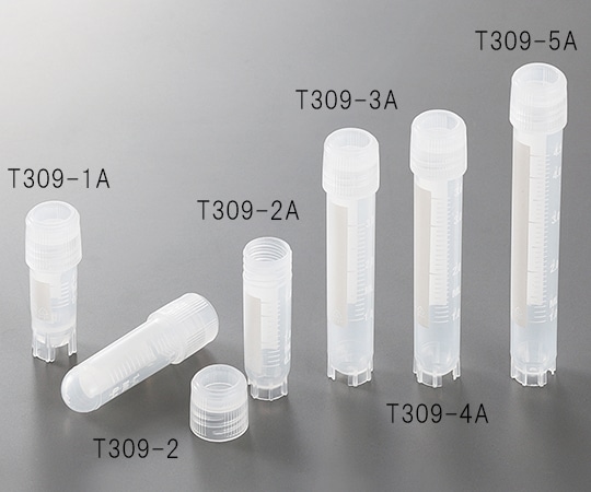 Simport クライオバイアル リップシールタイプ 3mL 外ネジ・自立型 1箱（100個×10袋入）　T309-3A 1箱（ご注文単位1箱）【直送品】