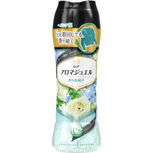 トラスコ中山 P＆G レノア ハピネス アロマジュエル 香りビーズ パステルフローラル＆ブロッサム 本体 470mL 337-8298  (ご注文単位1本) 【直送品】