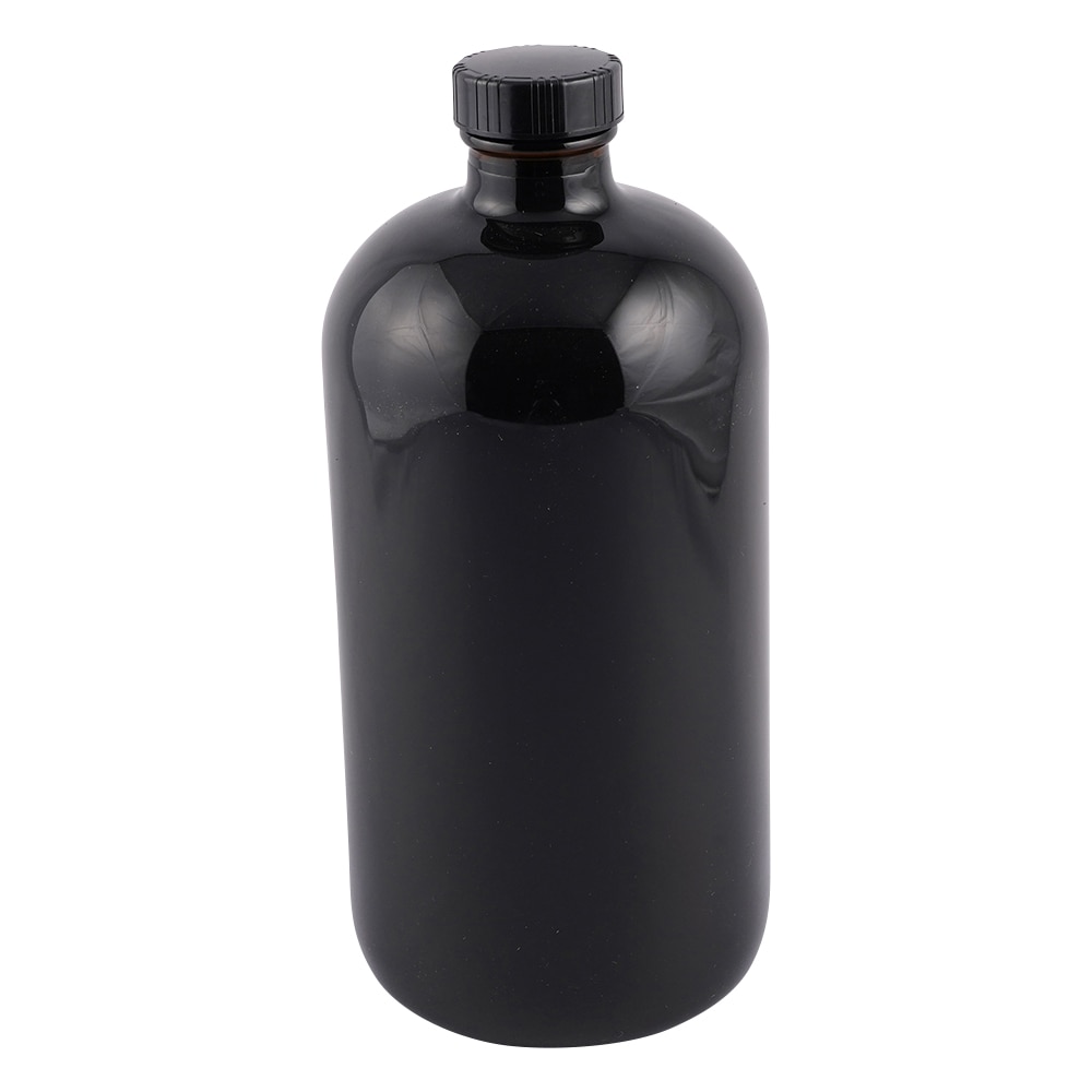 アズワン セーフティボトル 黒･完全遮光タイプ 900mL　Q113X-012B 1本（ご注文単位1本）【直送品】