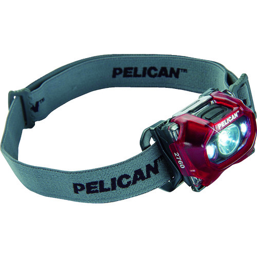 トラスコ中山 PELICAN 2760 ヘッドアップライト 赤 818-5713  (ご注文単位1個) 【直送品】