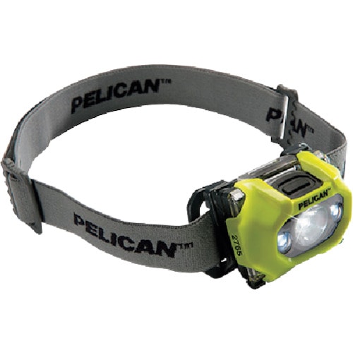 トラスコ中山 PELICAN 2765 ヘッドアップライト 黄(防爆)（ご注文単位1個）【直送品】