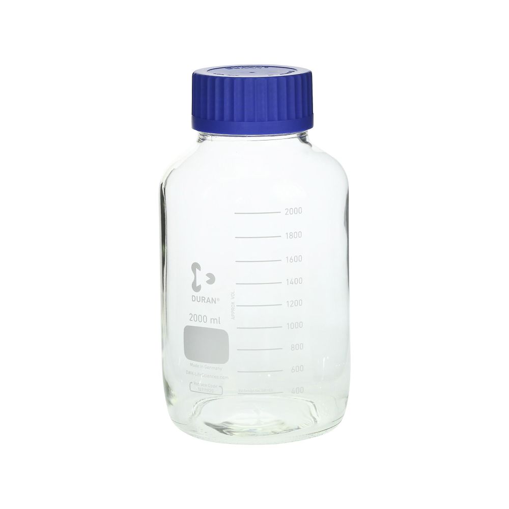 DWK Life Sciences 広口ねじ口瓶　デュラン（R）　2000mL　017250-2000 1本（ご注文単位1本）【直送品】