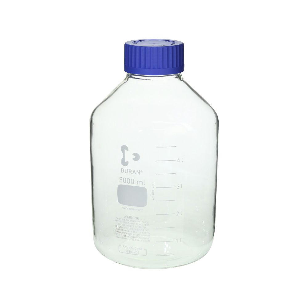 DWK Life Sciences 広口ねじ口瓶　デュラン（R）　5000mL　017250-5000 1本（ご注文単位1本）【直送品】