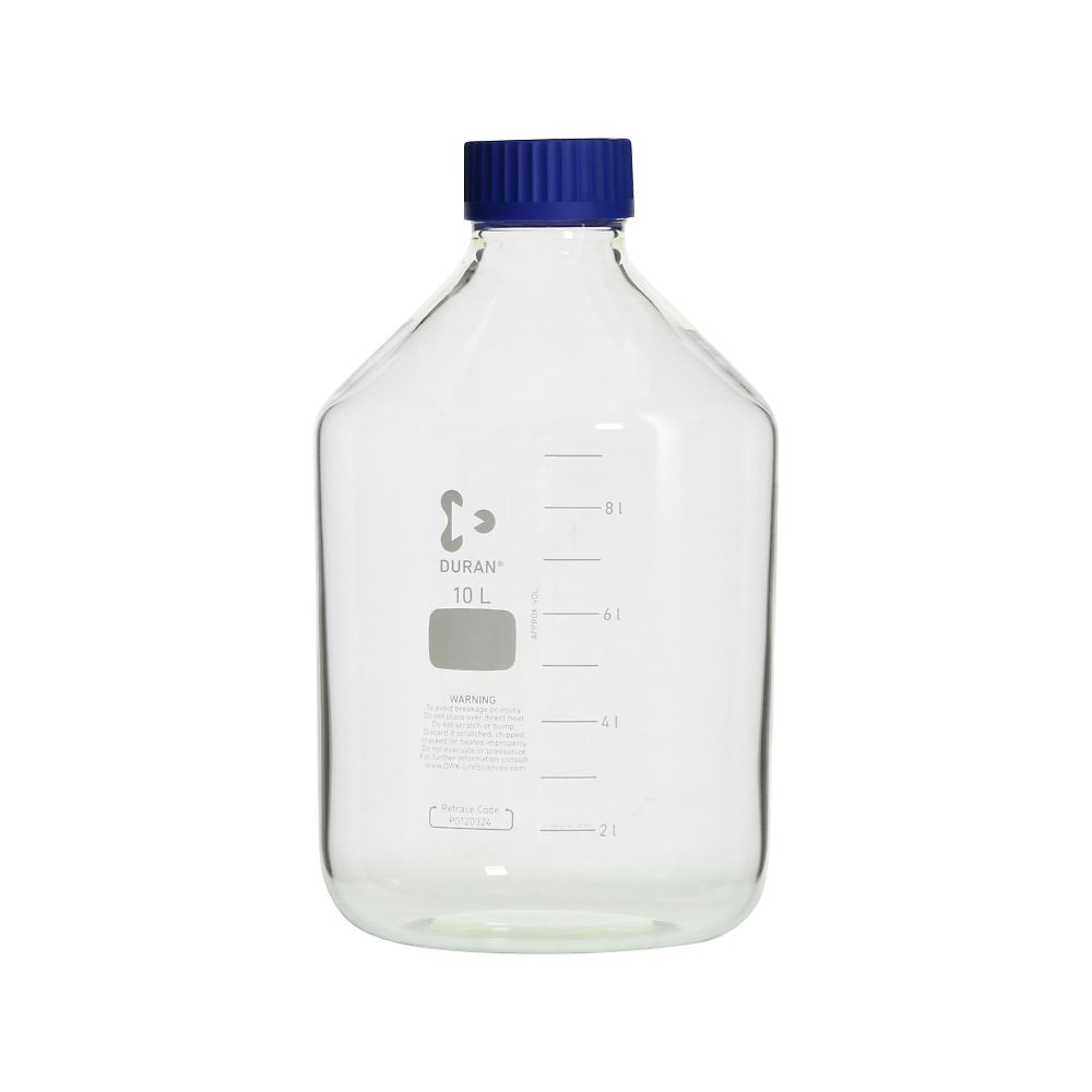 DWK Life Sciences 広口ねじ口瓶　デュラン（R）　10000mL　017250-10000 1本（ご注文単位1本）【直送品】