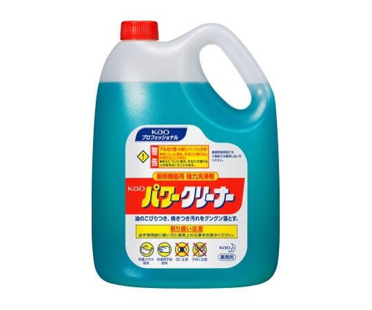 花王 強力油汚れ用洗浄剤パワークリーナー　4.5L　業務用　153644 1本（ご注文単位1本）【直送品】