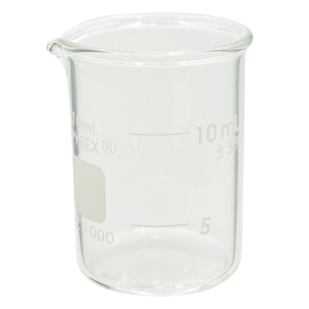 コーニング・PYREX ビーカー PYREXR 10mL　1000J-10 1個（ご注文単位1個）【直送品】