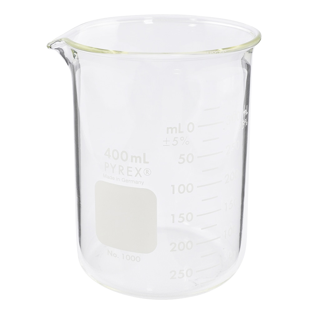 コーニング・PYREX ビーカー　PYREX(R)　400mL　1000-400 1個（ご注文単位1個）【直送品】