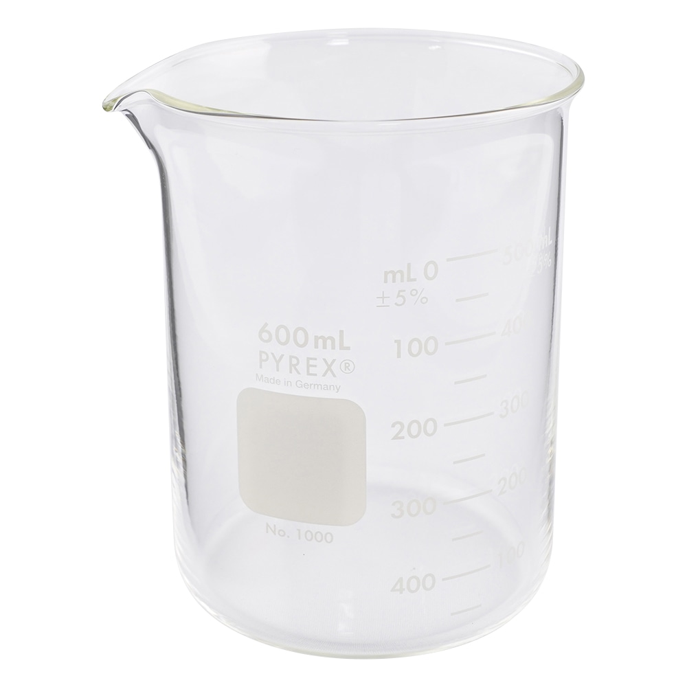 コーニング・PYREX ビーカー　PYREX(R)　600mL　1000-600 1個（ご注文単位1個）【直送品】