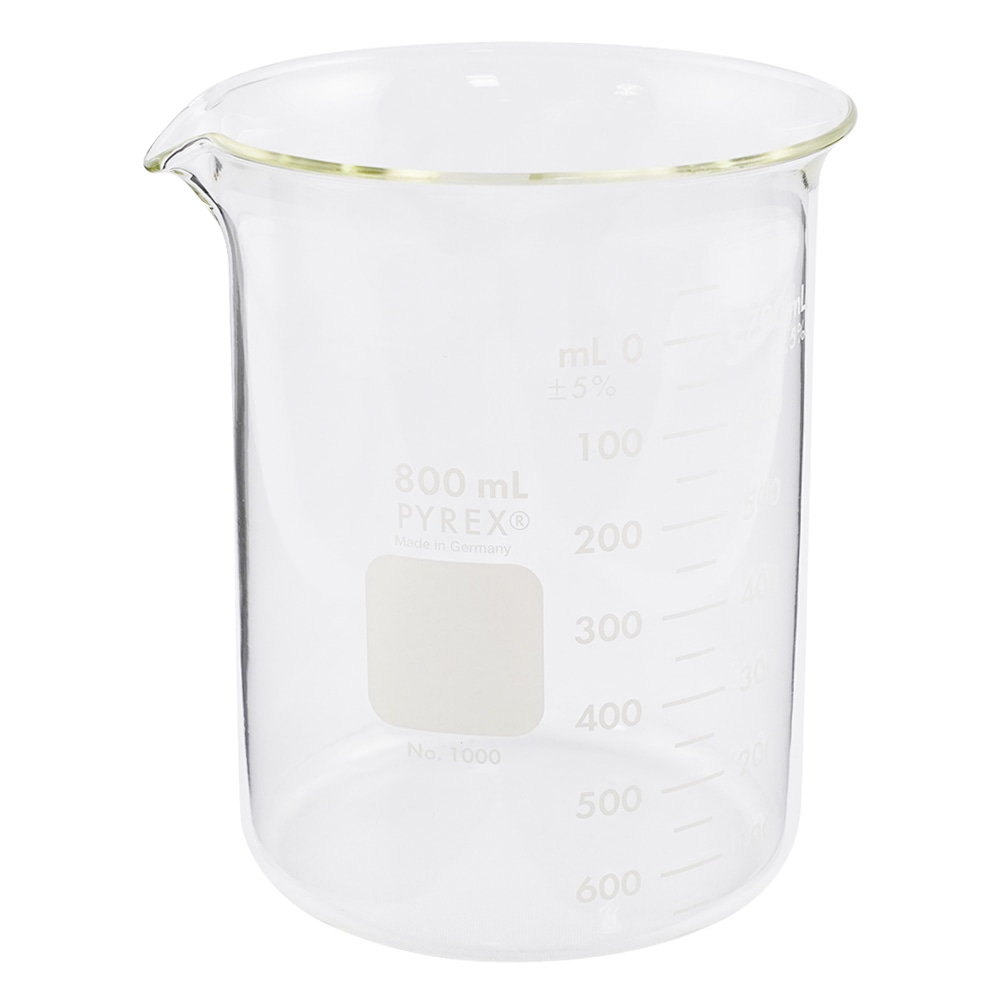 コーニング・PYREX ビーカー　PYREX(R)　800mL　1000-800 1個（ご注文単位1個）【直送品】