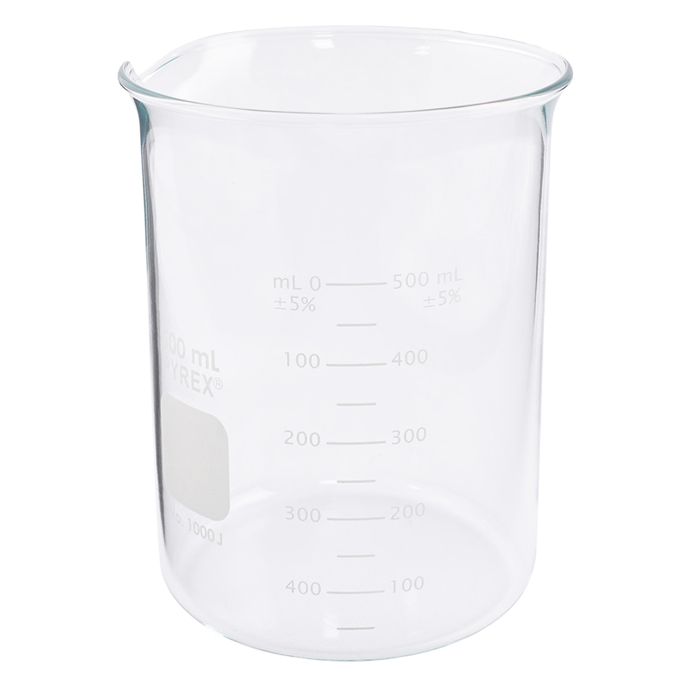 コーニング・PYREX ビーカー　PYREX(R)　500mL　1000J-500 1個（ご注文単位1個）【直送品】