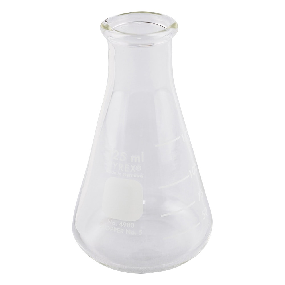 コーニング・PYREX 三角フラスコ　125mL　4980-125 1個（ご注文単位1個）【直送品】