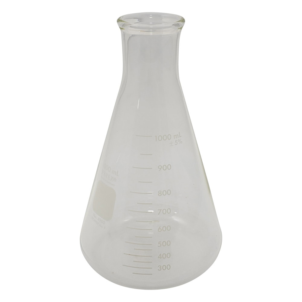 コーニング・PYREX 三角フラスコ　1000mL　4980-1L 1個（ご注文単位1個）【直送品】