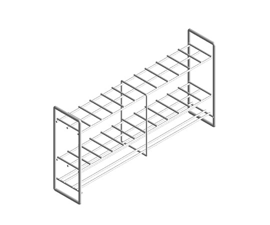 サンポー ステンレス試験管立　配列：2×12　サイズ：□20mm　18‐24 1台（ご注文単位1台）【直送品】