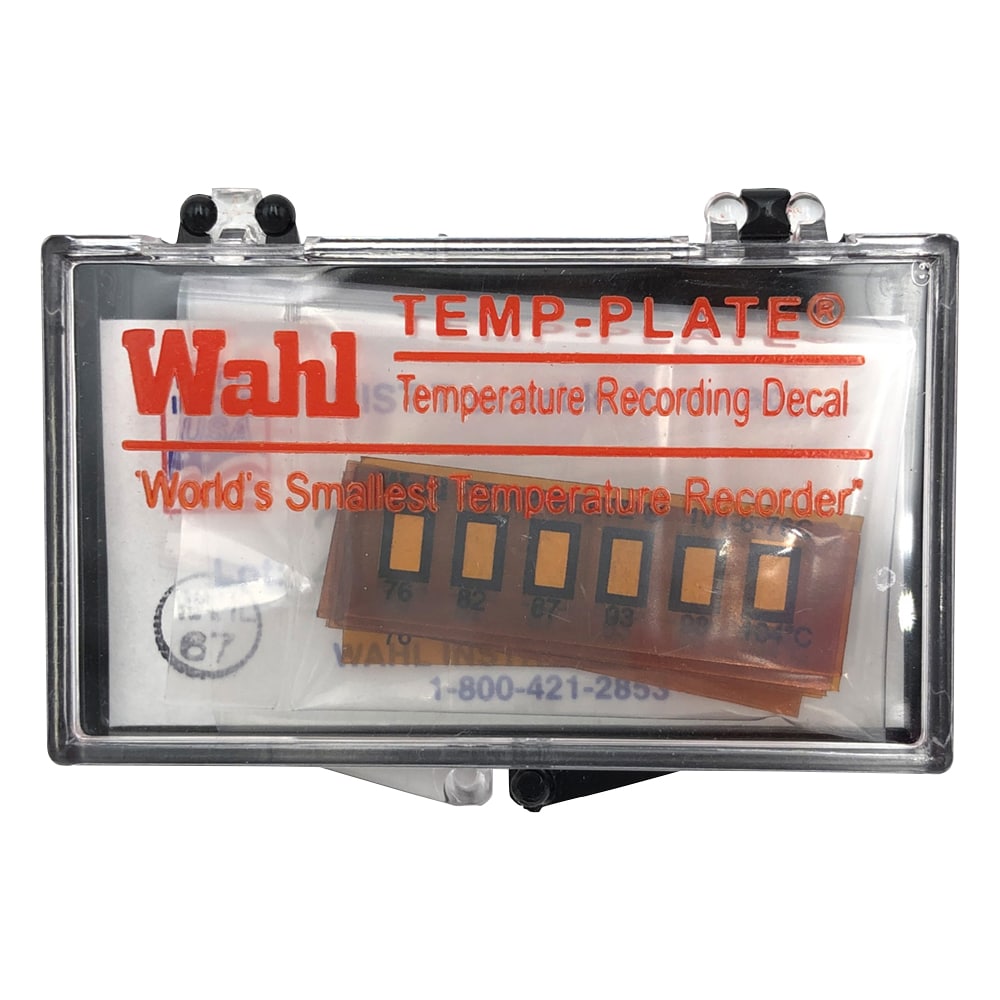 Wahl　instruments 真空用テンプ・プレート（不可逆性） 6点表示 1箱（10枚入）　101-6V-076 1箱（ご注文単位1箱）【直送品】