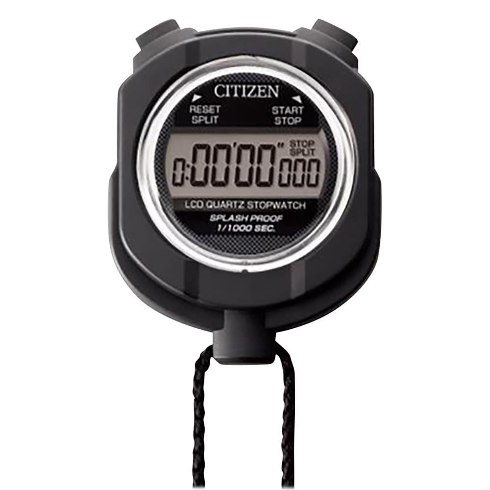 CITIZEN ストップウォッチ ブラック　8RDA55-002 1台（ご注文単位1台）【直送品】