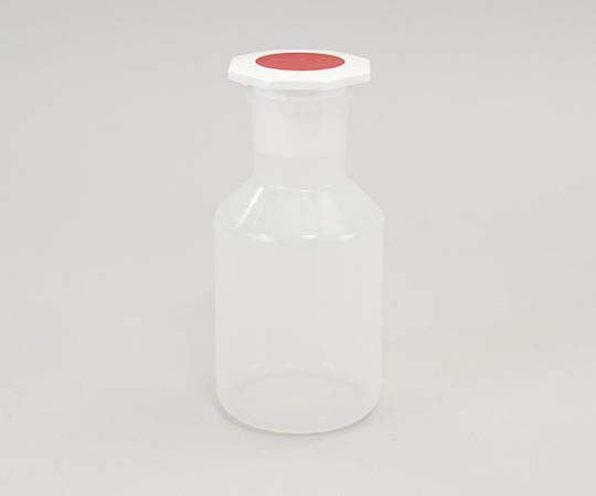 アズワン PP広口試薬瓶（プラグ栓付）　500mL　WPRB500 1個（ご注文単位1個）【直送品】