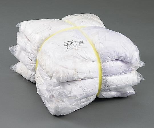 日光物産 ウエス　白　バラ　2kg　W0230 1個（ご注文単位1個）【直送品】