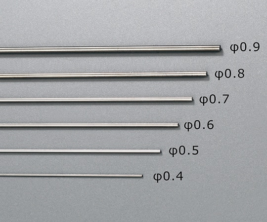 アズワン タングステン線(φ0.5×500mm)　W-φ0.5 1個（ご注文単位1個）【直送品】