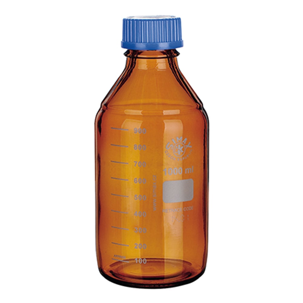 SIMAX ネジ口メディウム瓶 （遮光） 1000mL　2070H/1000 1個（ご注文単位1個）【直送品】