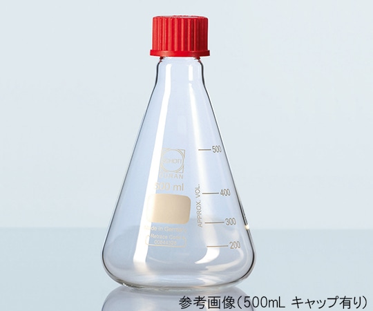 SCHOTT/DURAN ネジ口三角フラスコ　本体のみ　250mL　218033604 1個（ご注文単位1個）【直送品】