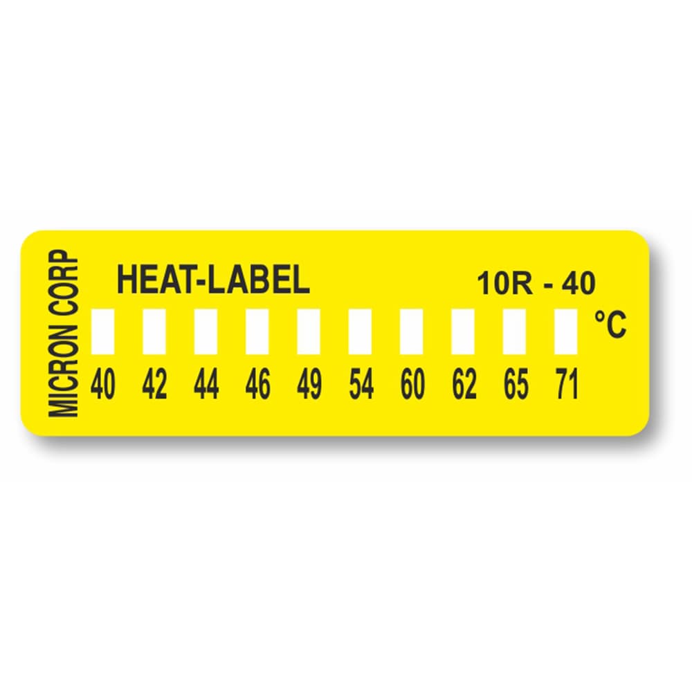 ミクロン ヒートラベル（不可逆性）10点表示 1箱（10枚入）　10R-40 1箱（ご注文単位1箱）【直送品】