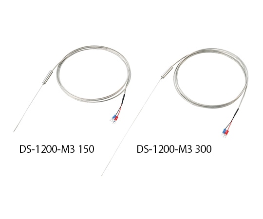 アズワン 極細K熱電対(シース型)　DS-1200-M3 100 1本（ご注文単位1本）【直送品】