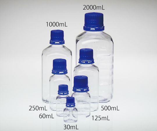 TriForest PETG滅菌培地瓶　500mL　12本入　BGC0500S 1パック（ご注文単位1パック）【直送品】