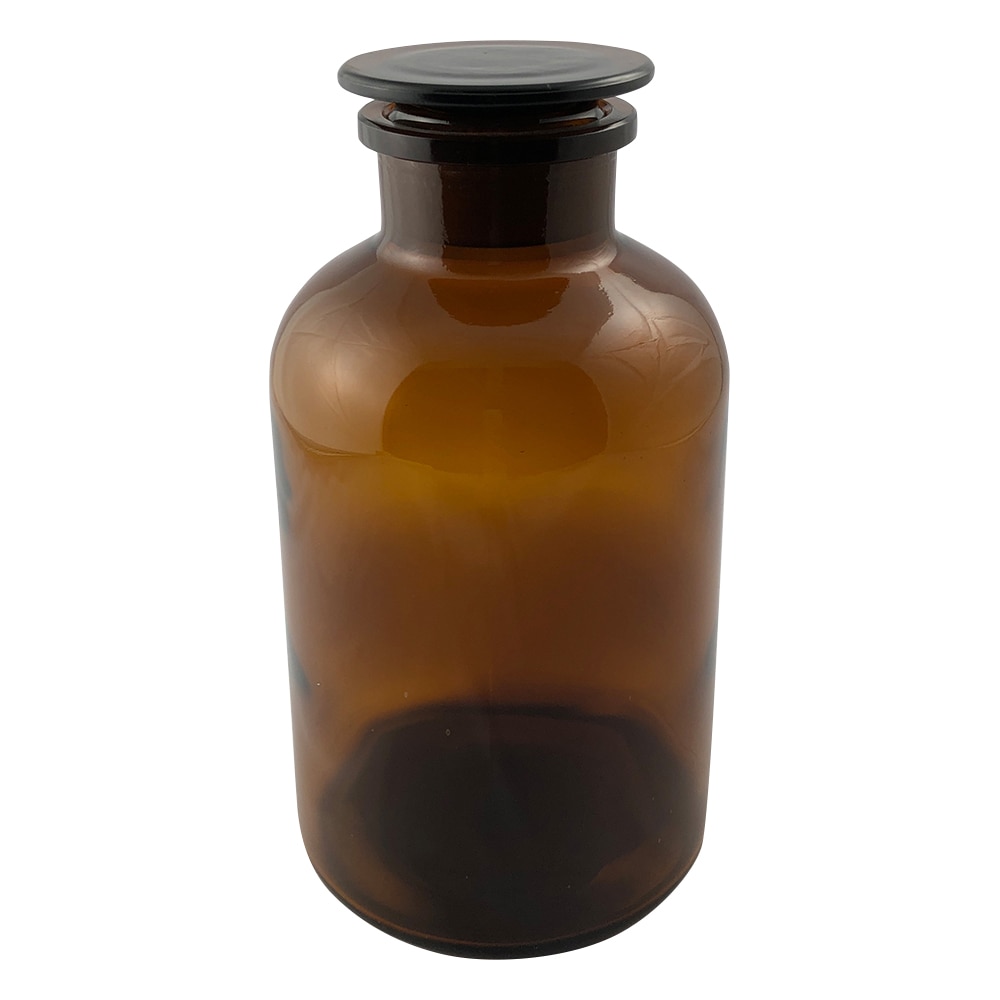 アズワン 広口試薬瓶　茶　2000mL　632414204950 1個（ご注文単位1個）【直送品】