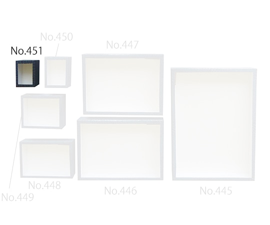 志賀昆虫普及社 紙製ガラスフタ標本箱　75×90×50mm　Mo.451 1個（ご注文単位1個）【直送品】