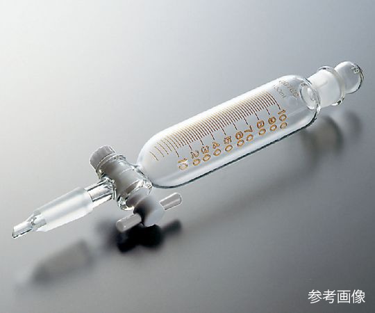 コスモスビード（VIDTEC） 滴下ロート（PTFEコック付・目盛付）200mL　普通摺合　2153-03-1 1個（ご注文単位1個）【直送品】