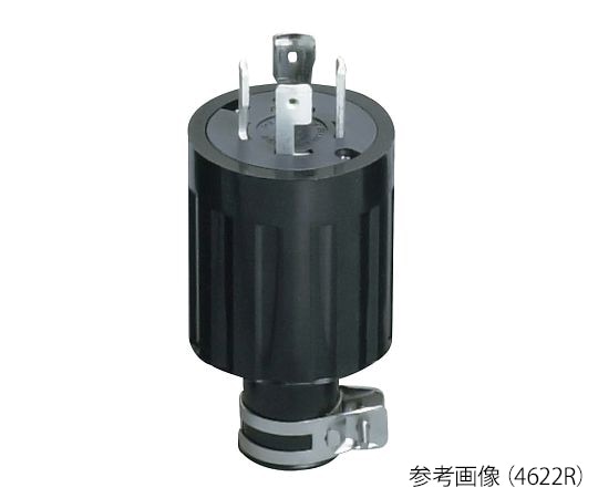 アメリカン電機 引掛形プラグ（60A・100A）　4622R 1個（ご注文単位1個）【直送品】