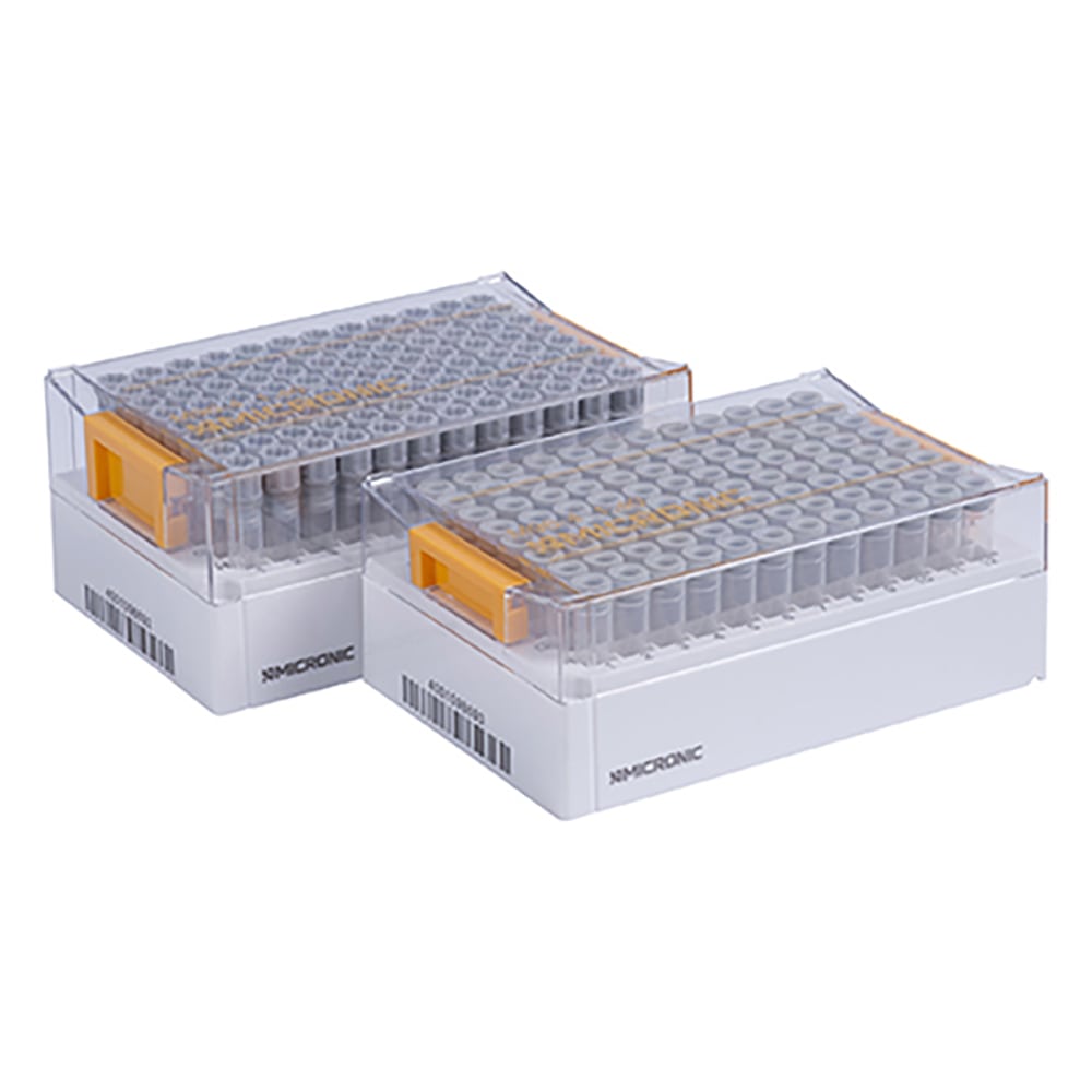 Micronic　Europe　B.V. 96well format用ラック Micronic96-4 high cover 1箱（10ラック入）　MP51211 1箱（ご注文単位1箱）【直送品】