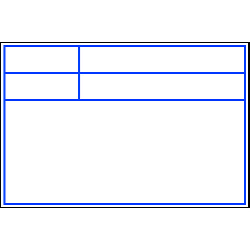 トラスコ中山 DOGYU ビューボードホワイトD-1W用プレート(枠のみ)（ご注文単位1枚）【直送品】
