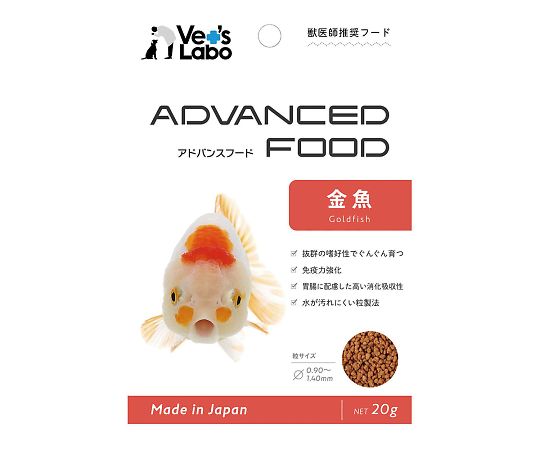 ジャパンペットコミュニケーションズ アドバンスフード　金魚　 1袋（ご注文単位1袋）【直送品】