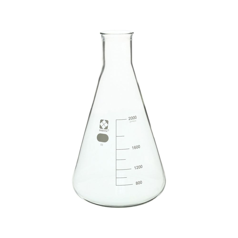 柴田科学 三角フラスコ　2000mL　010530-2000 1本（ご注文単位1本）【直送品】