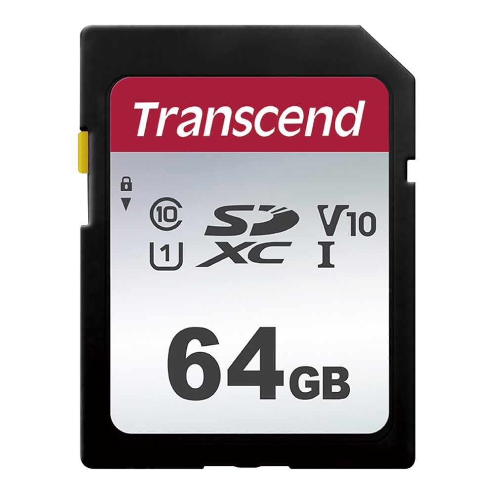 トランセンド SDカード 64GB　TS64GSDC300S 1個（ご注文単位1個）【直送品】