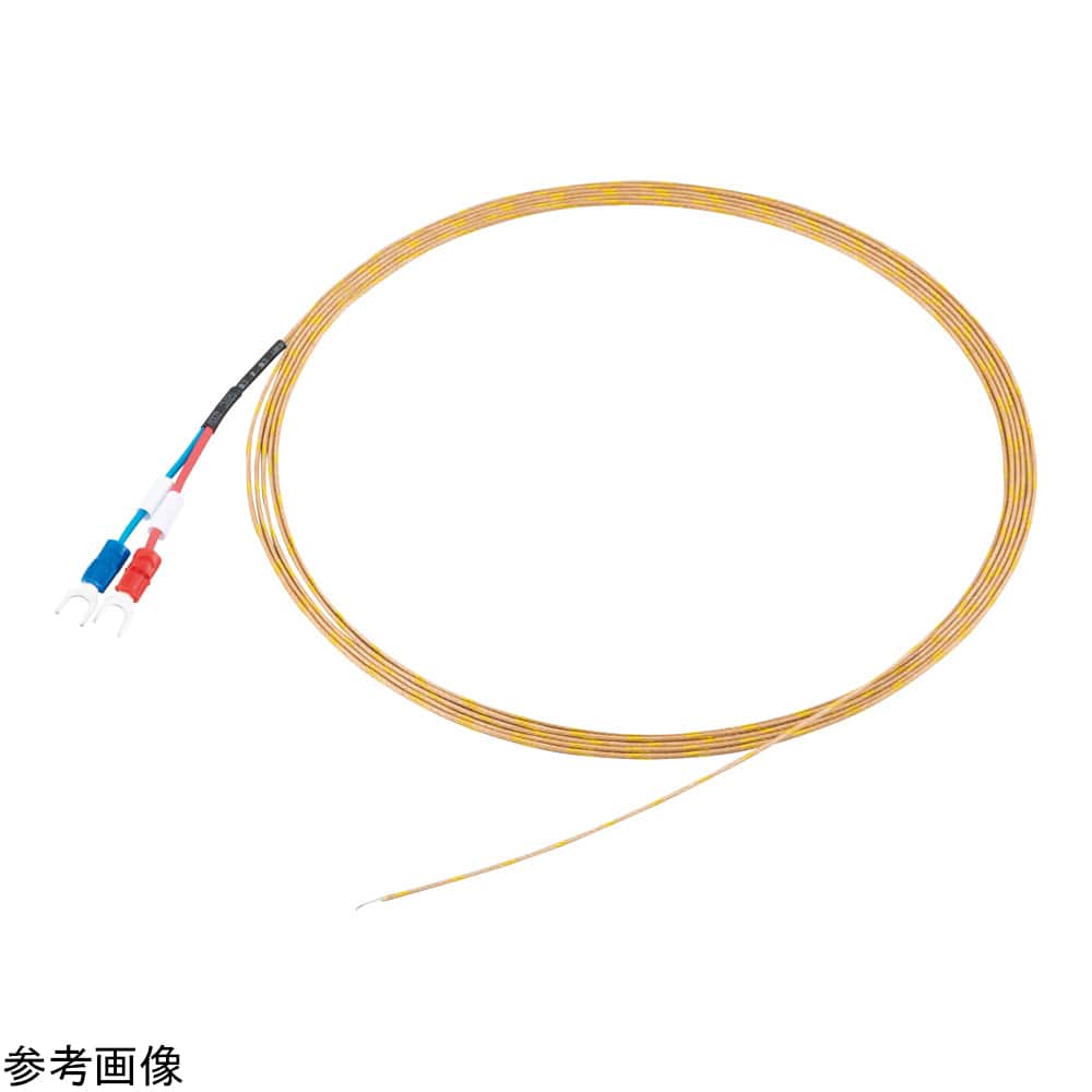 アズワン 被覆K熱電対 ガラス被覆 φ0.25mm 5m　DS-2000-0255-M4Y 1個（ご注文単位1個）【直送品】