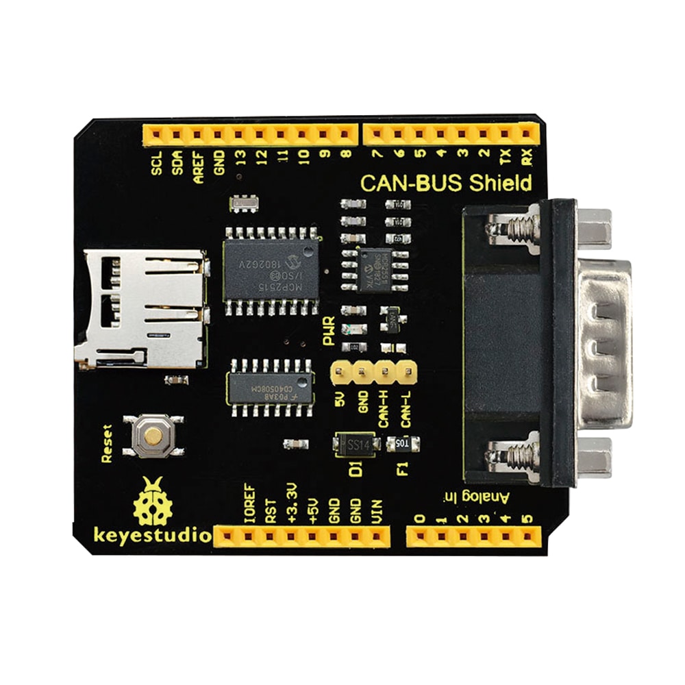 Keyestudio CAN-BUSシールド（Arduino用）　KS0411 1個（ご注文単位1個）【直送品】